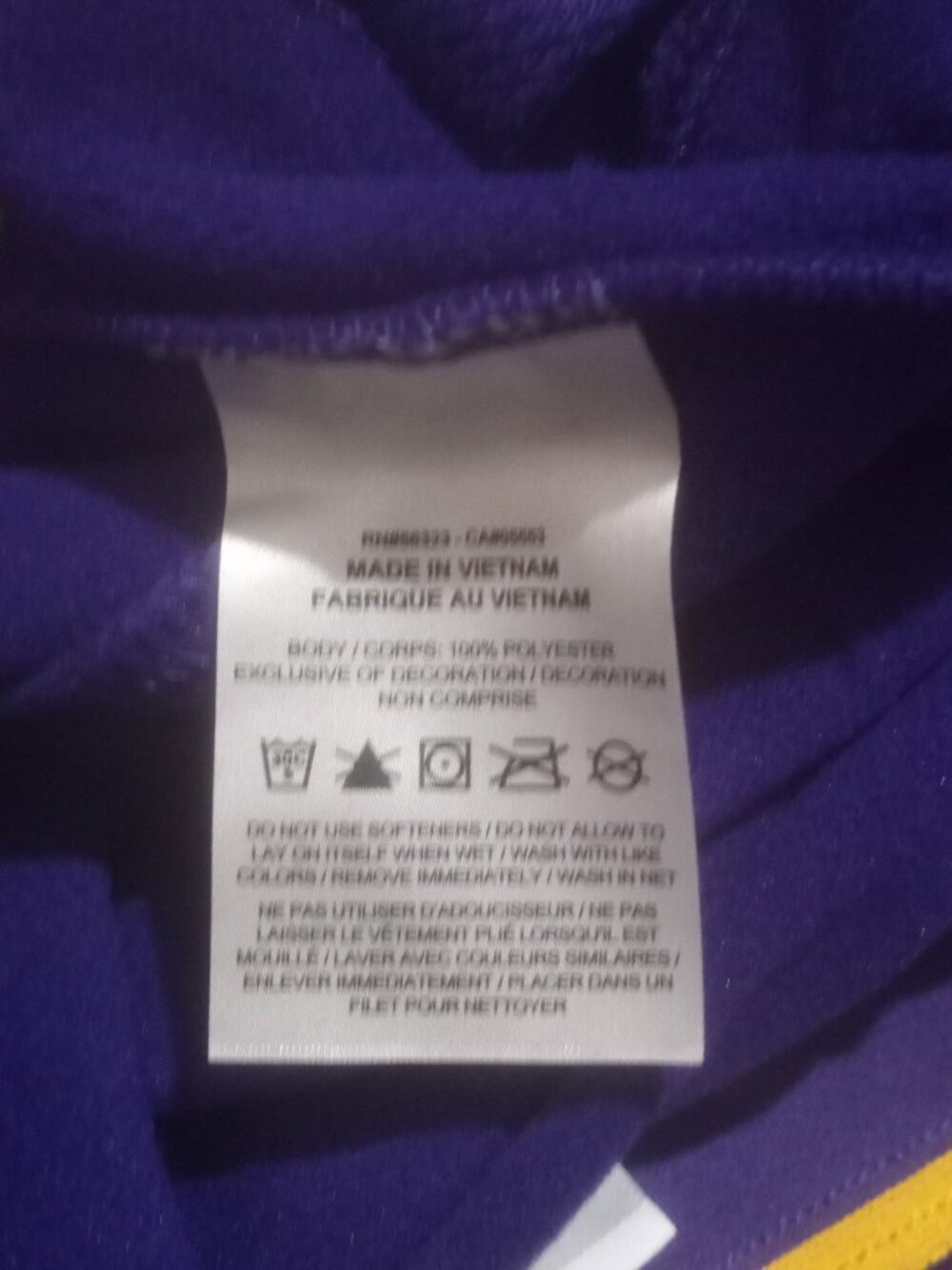Nike LSU Tigers Pants Mens 2XL Purple Therma-Fit Sweatpants Training NCAA - Picture 11 of 14